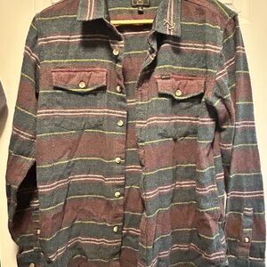 Dark Seas Division Striped Button-Up Shirt